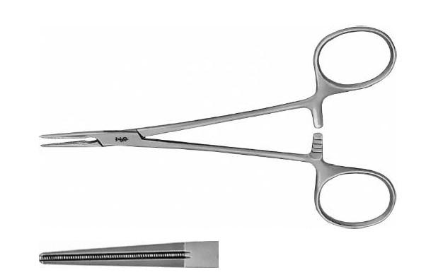 ДЕ’БЕКІ АТРАВМАТ. МОСКІТ ЗАТИСКАЧ ПРЯМ. 125MM